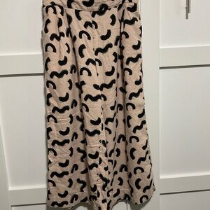 A New Day Fun Pattern Wide Leg Cropped Pants